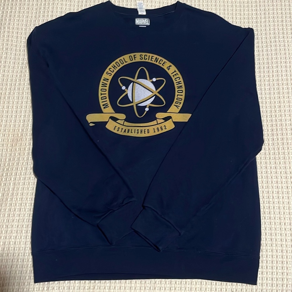 spiderman school sweatshirt